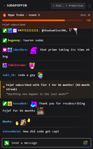TwiChat extension — chat panel